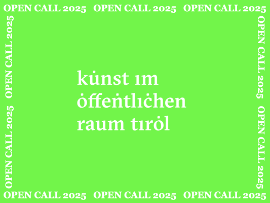 STÖRFAKTOREN I DISRUPTIVE FACTORS Kunst im öffentlichen Raum Tirol 2025
